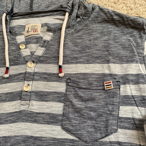 Howe striped lightweight hoodie NWOT - Picture 2 of 5